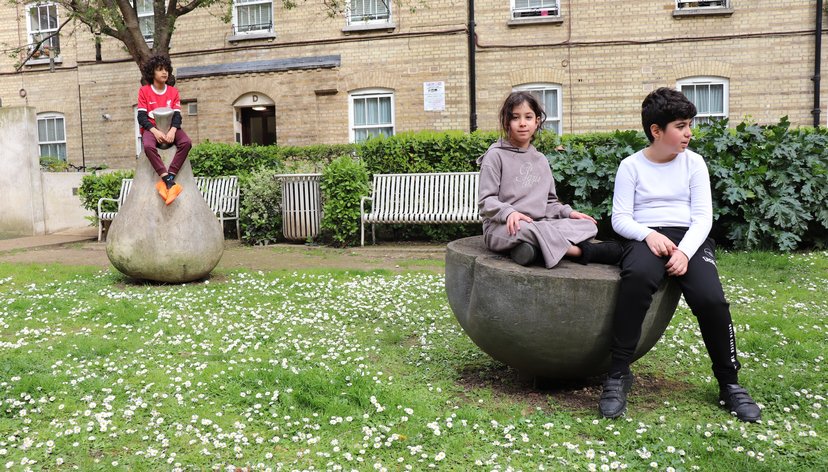 Sarah Staton Apples & Pears Sculpture Project