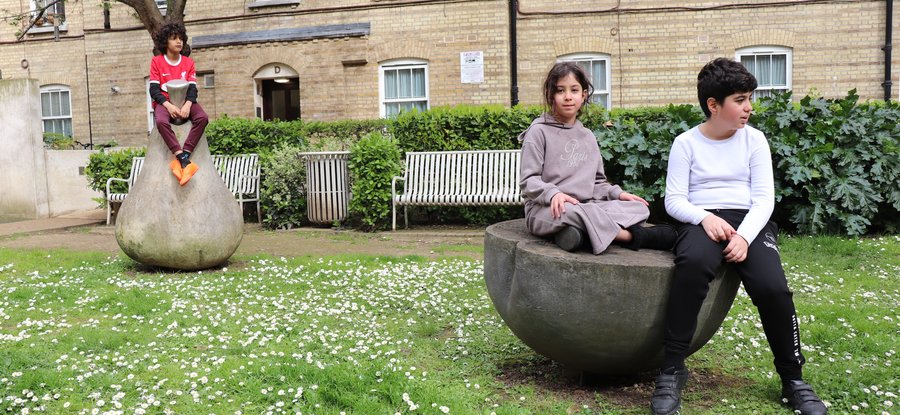 Sarah Staton Apples & Pears Sculpture Project