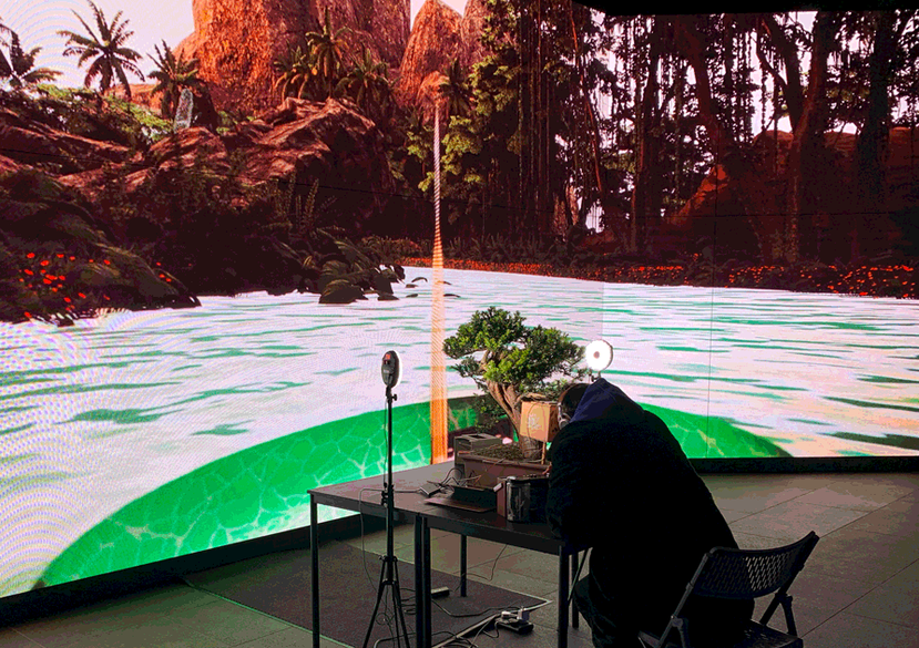 River’s Odyssey: Interactive installation and immersive film exhibited at The Wondering I, Outernet Global, 2023.