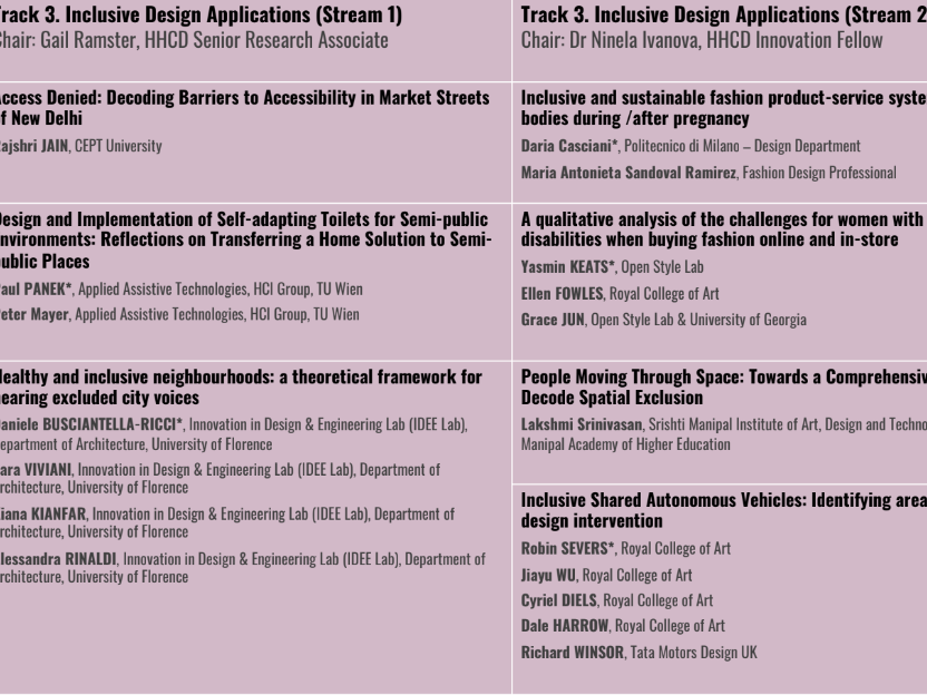 Include Academic Programme Day 2