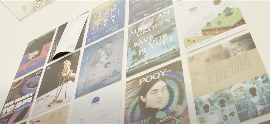 Grand Challenge film still of posters