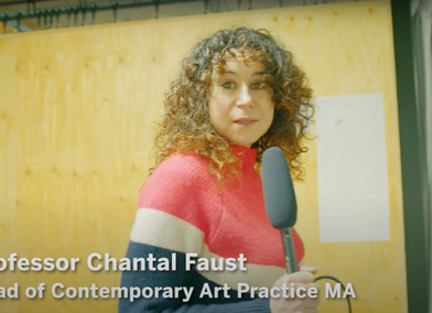 CAP video screenshot Professor Chantal Faust