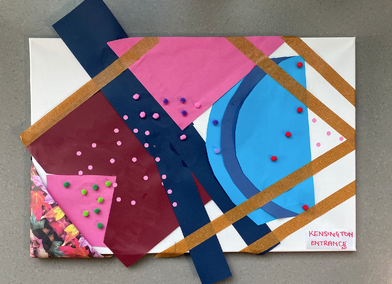 A physical representation of one of the RCA's public spaces, created by a workshop participant on the Space in Mind project