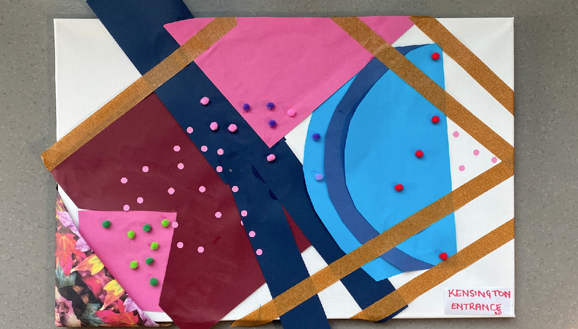 A physical representation of one of the RCA's public spaces, created by a workshop participant on the Space in Mind project