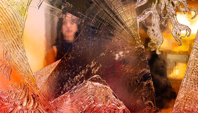 A piece of work from Maki Takato's 'Silver Screen' series