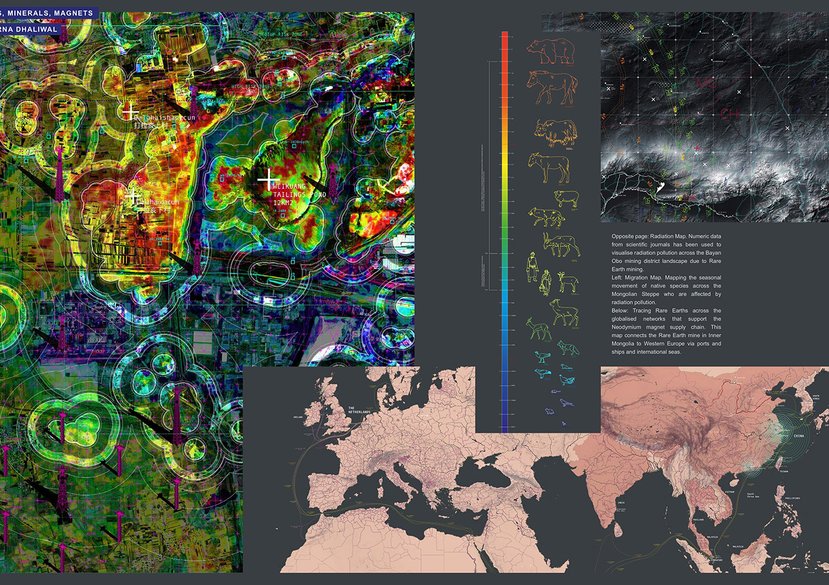 Selected works of MINES MINERALS MAGNETS in Flash Art issue 326, 2019