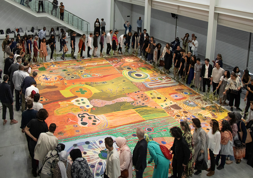 Sharjah Architecture Triennial, Ngurrara Canvas, Adrian Lahoud (2019).