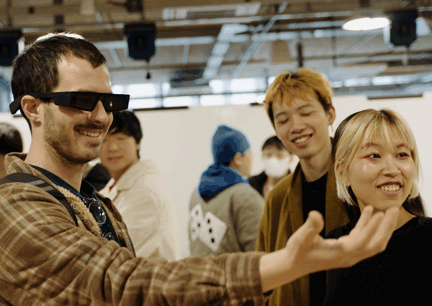 Snap x RCA Spectacles RCA students experimenting with Snap’s Augmented Reality Spectacles during the 2023-24 Snap x RCA Spectacles collaboration.