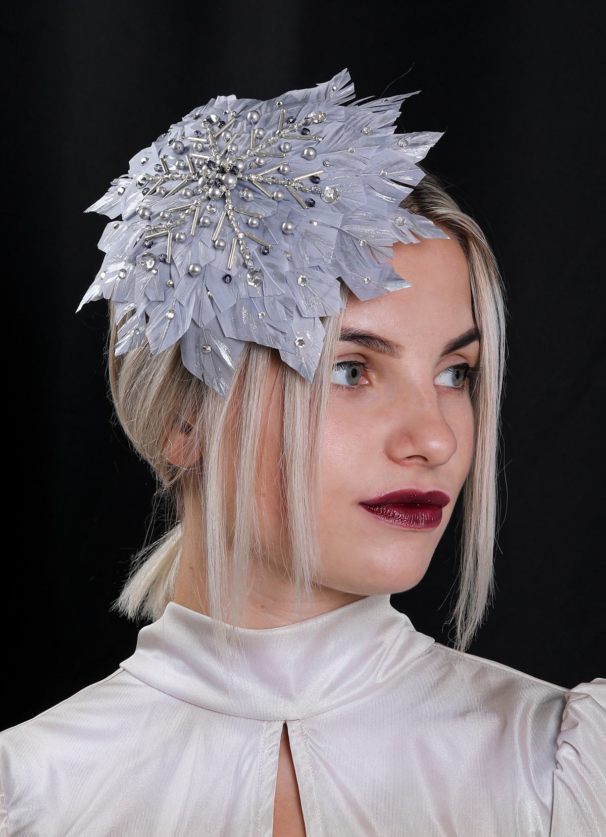 Snowflake hat by Tess Piggott, Programme Administrator, School of Arts & Humanities copy