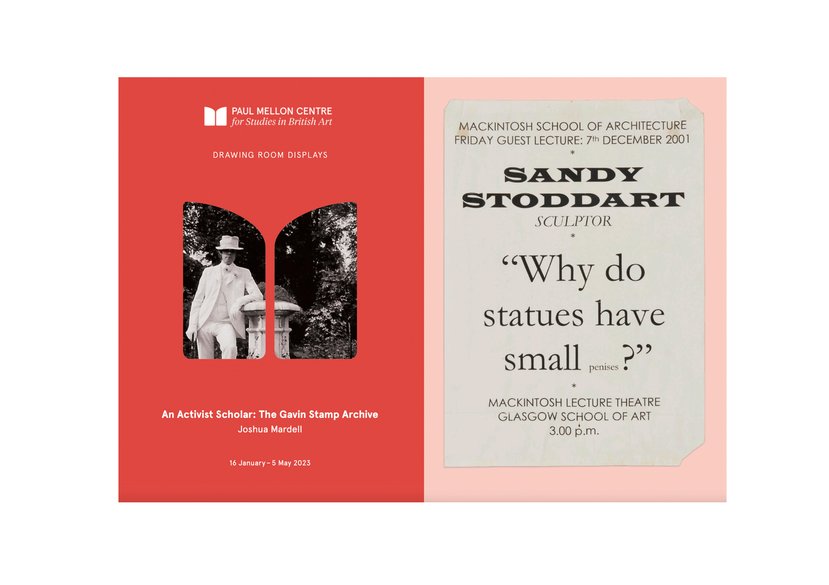 Curation of a display at the Paul Mellon Centre for Studies in British Art, on the architectural historian Gavin Stamp