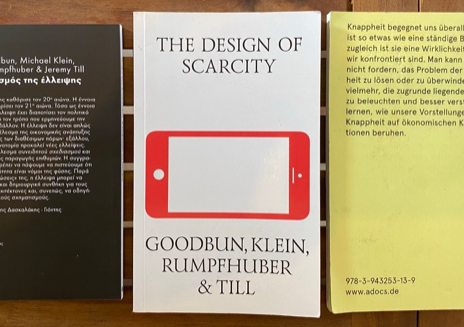 The Design of Scarcity in three languages (2014, 2018, 2020)