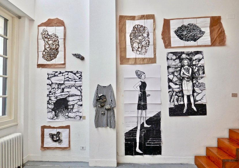 The Great Wall of Think, 2019, British School at Rome