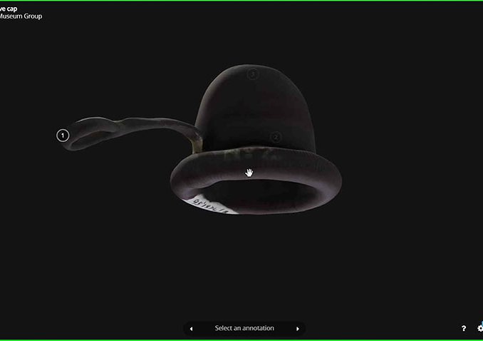 Nora Heidorn, 'Touching' Matters of Care ('Prorace' cervical cap, England 1915-1925), screenshot, spring 2021