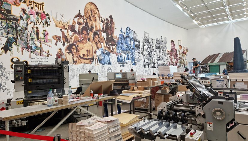 Publishing on show - lumbung press, part of documenta 15, Kassel, 2022