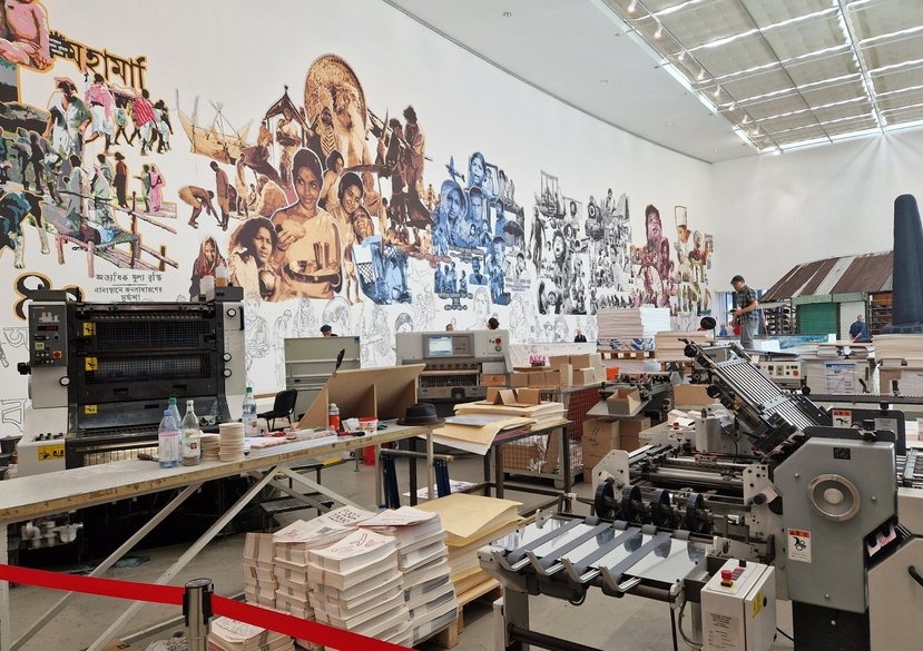 Publishing on show - lumbung press, part of documenta 15, Kassel, 2022