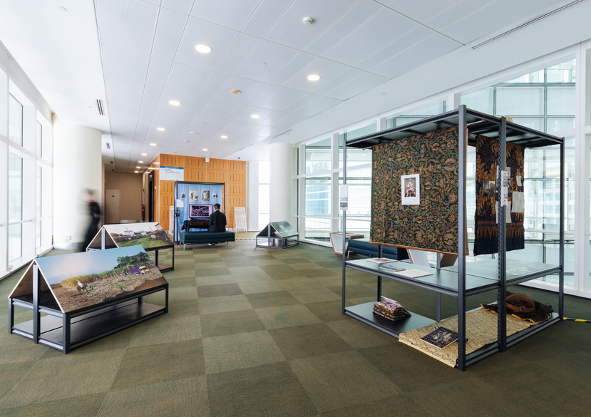 Archival Allergies: Personal Remedies for Colonial Archives, installation view, The National Library, Singapore, 2024. (Photo: Toni Cuhadi)