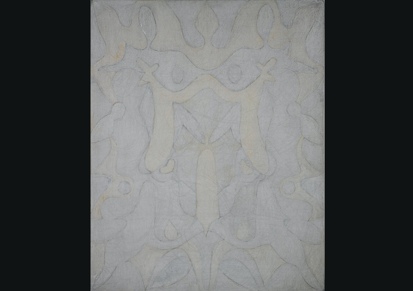 Untitled panel, 25 x 40 cm, oil on board, 2020
