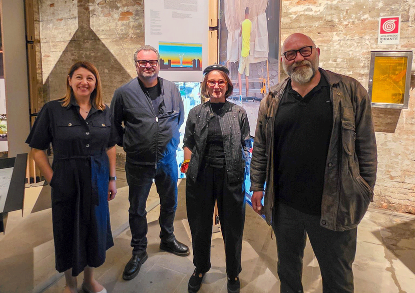 Venice Biennale Arsenale: The Ecological Semiotics of Heat and Polltion in Athens. Project team: Rosa Schiano-Phan, Aran Chadwick, Flora McLean, and Jon Goodbunn, 2025