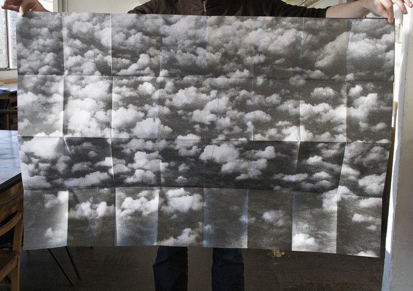 View, screen printed cover with xerox fold out print and pencil addition, 2008