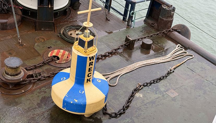 Visit to Harwich depot where Trinity House services UK aids to navigation