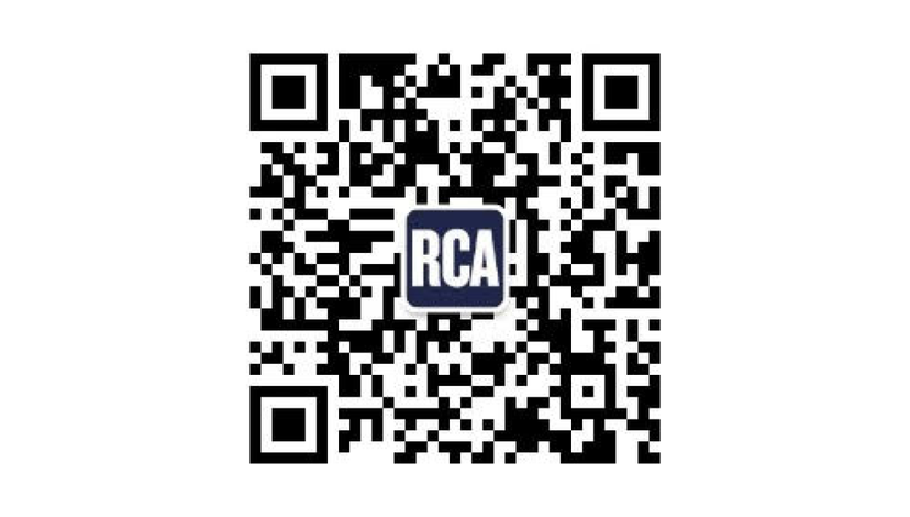 QR code for the Royal College of Art's WeChat account.