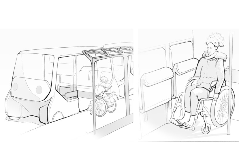 SAV Wheelchair User Storyboard 2