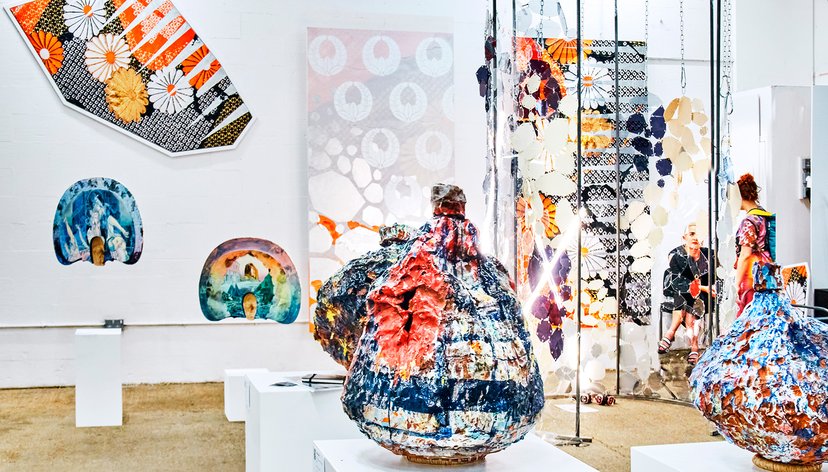 Works on display at the RCA2023 graduate exhibitions and events, credit Royal College of Art