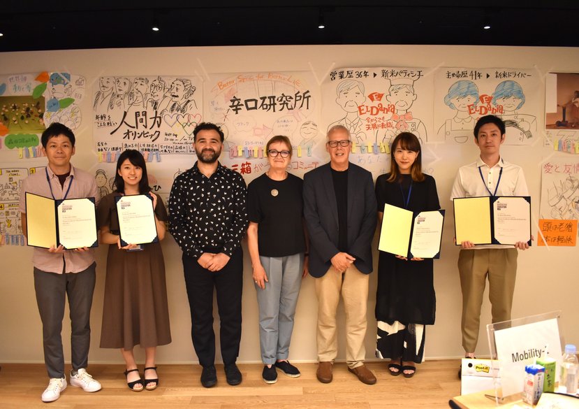 Workshop team with Jeremy, Bahbak and Julia