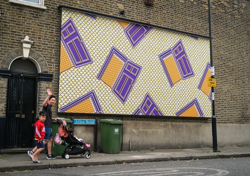 Yinka Shonibare, Freedom, 2022. Commissioned as part of ‘Liberty Festival’ and We Are Lewisham, the Mayor’s London Borough of Culture 2022. ph: Samuel Dore