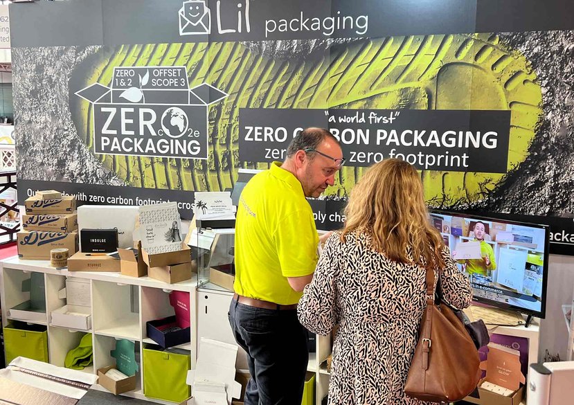 Zero Packaging Stand at Packaging Innovations 2022 Trade Show, Olympia, London