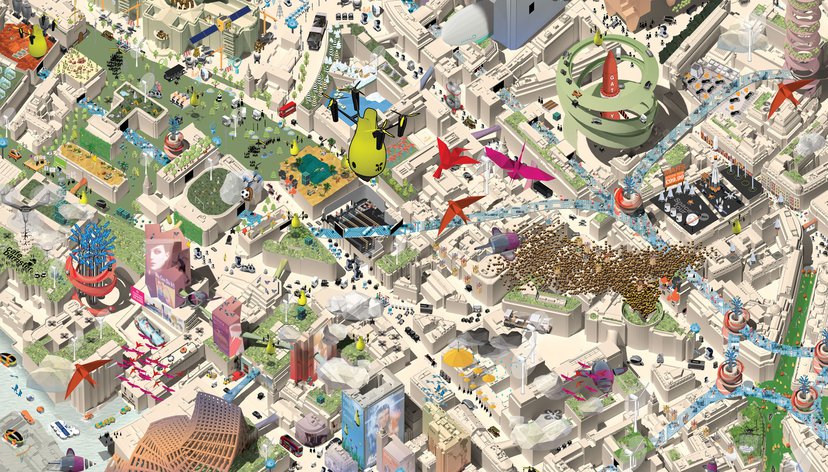 A future London where driverless vehicles have changed the city and how we live in it