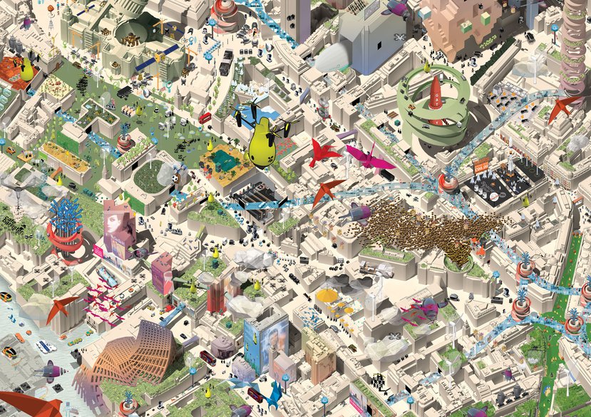 A future London where driverless vehicles have changed the city and how we live in it