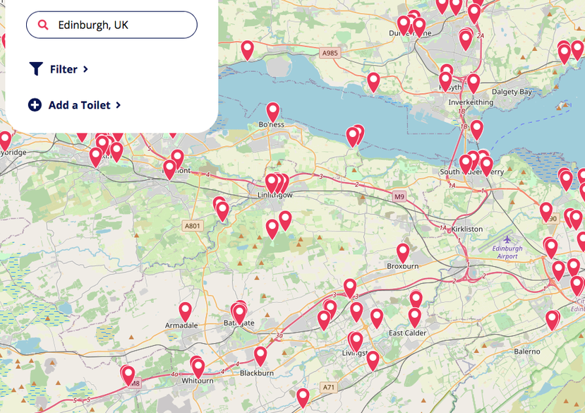 The Great British Public Toilet Map, 2020