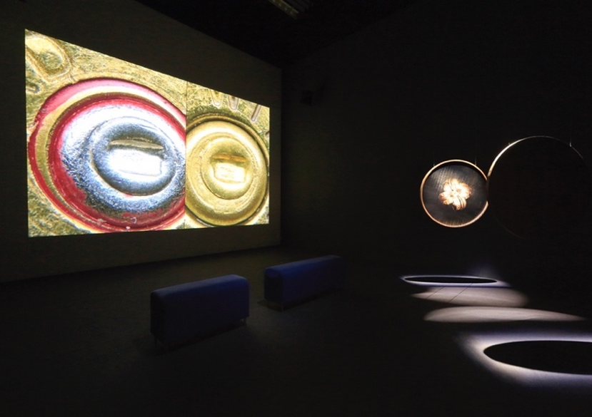 Installation views of ‘Re-envisioning the Future’ at InterCommunication Centre NTT, Tokyo, 2017