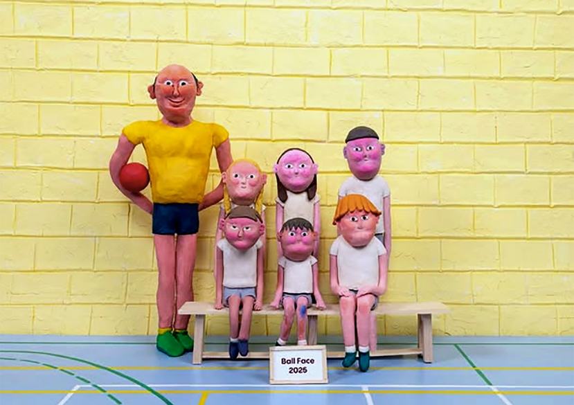 Ball Face stop motion figures