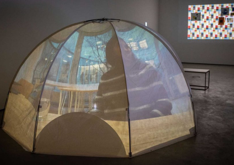 Representing the invisible: translating dark matter, Data Loam, final exhibition Feb-Mar 2019, Vienna