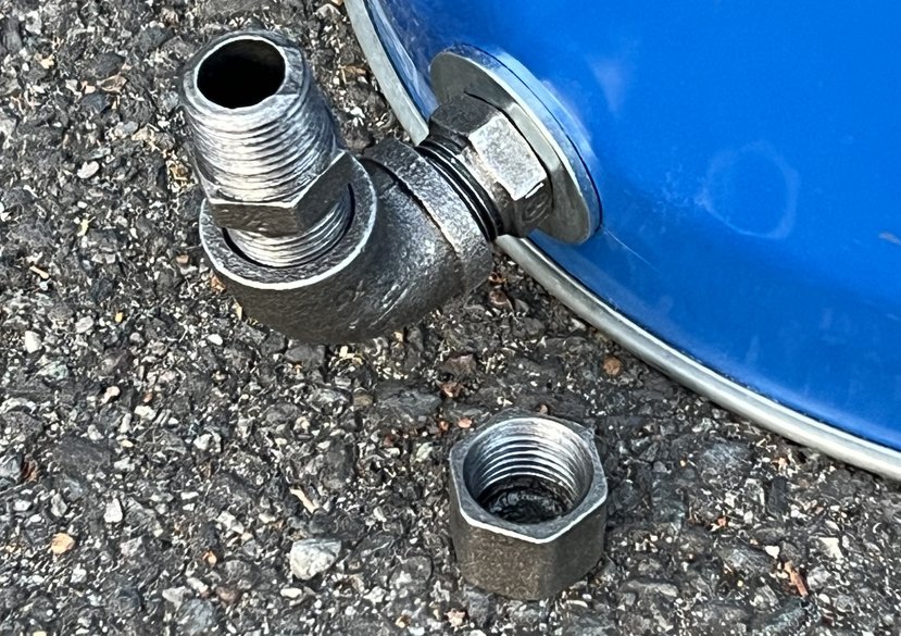 Detail of retort vent