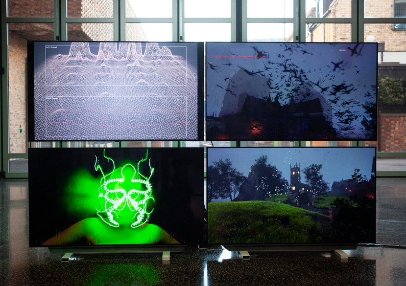 SWERVE (2022) Performance, RCA Research Knowledge Exchange Epic Games visit, Battersea South.