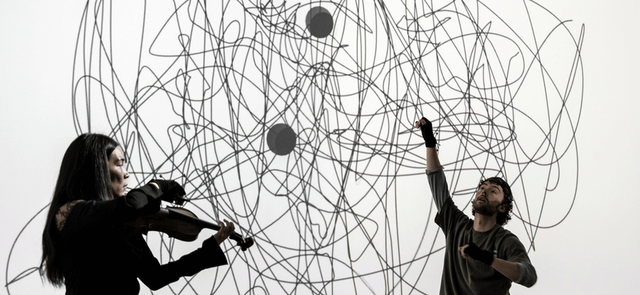 Drawing Lines – the creative after a live show at the SNAP Visualisation Lab