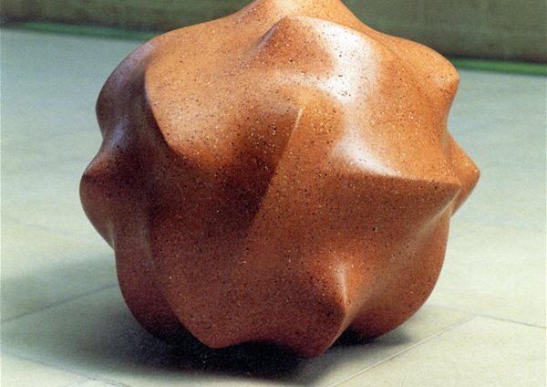 Large-scale ceramic sculptures for the exhibition Sense and Perception, 2001