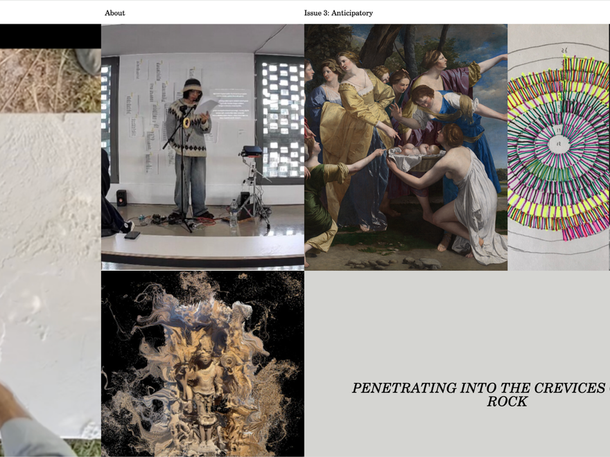 a webpage called itinerant space
