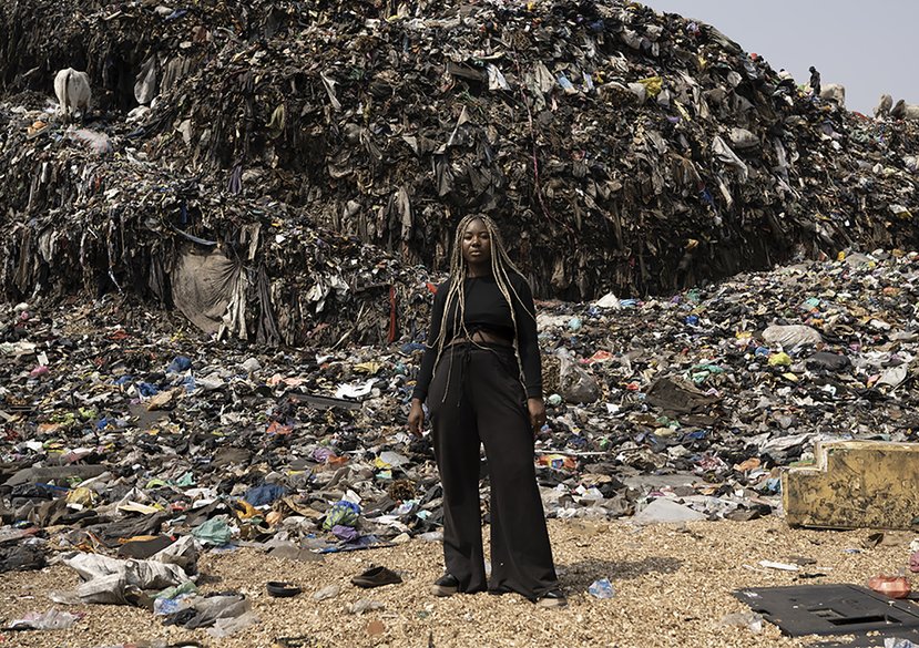 Joyce Addai-Davis and landfill, Ghana