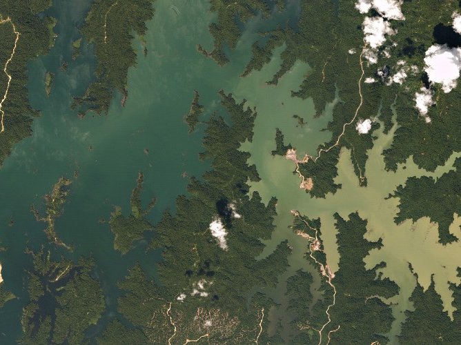 The watery carbon sinks of Central Kalimantan, from the air, July 2016: Christina Leigh Geros