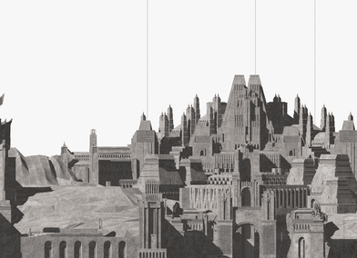 Model of Old Valyria | House of the Dragon - Beth Elen Roberts