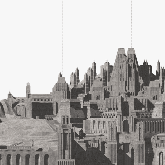 Model of Old Valyria | House of the Dragon - Beth Elen Roberts