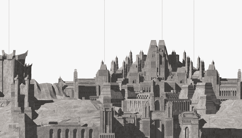 Model of Old Valyria | House of the Dragon - Beth Elen Roberts