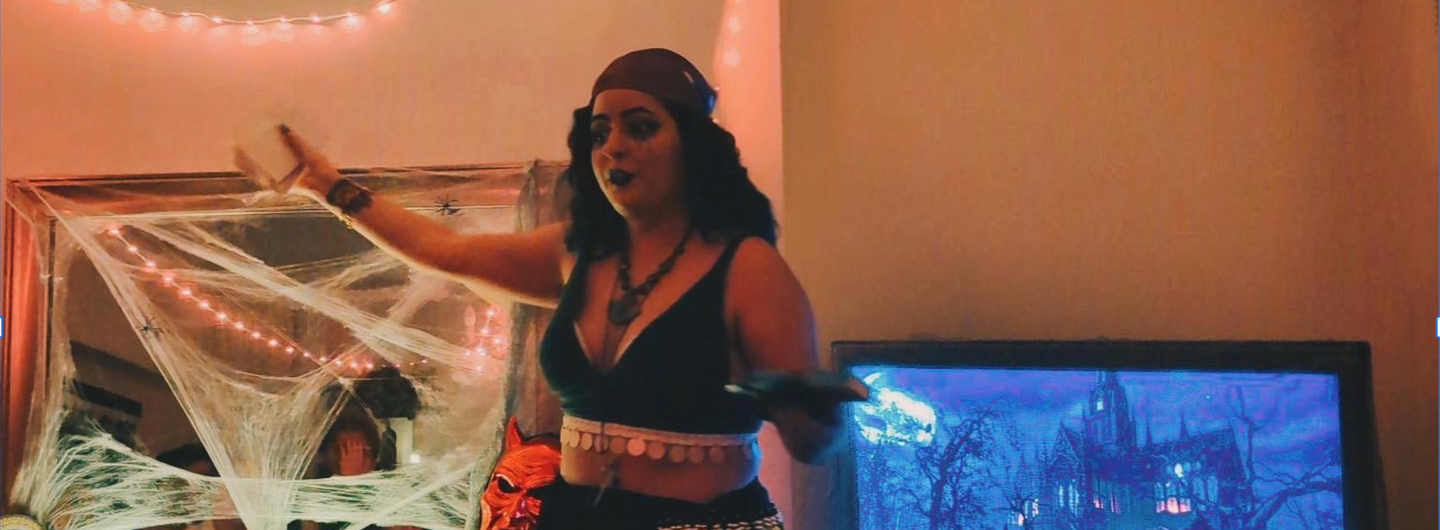 Laura Boutros performs in "The Seance"