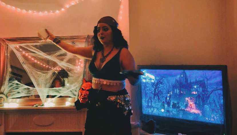 Laura Boutros performs in "The Seance"