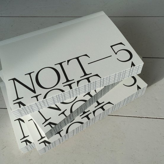 NOIT anthology, published by Flat Time House