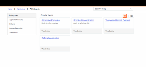 RCA Applicant Portal